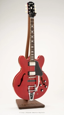 Epiphone - Inspired by Gibson ES-335 w/Bigsy - Limited Edition Cherry w/ Case 2