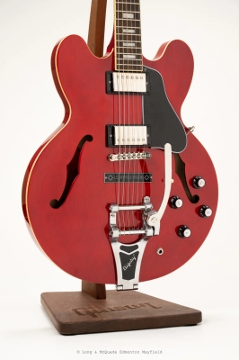 Epiphone - Inspired by Gibson ES-335 w/Bigsy - Limited Edition Cherry w/ Case 2