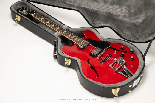 Epiphone - Inspired by Gibson ES-335 w/Bigsy - Limited Edition Cherry w/ Case 2