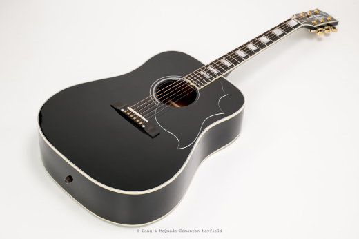 Gibson - Hummingbird Custom Acoustic/Electric Guitar with Hardshell Case - Ebony 8