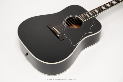 Gibson - Hummingbird Custom Acoustic/Electric Guitar with Hardshell Case - Ebony