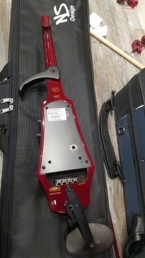NS DESIGNS WAV 4 STRING VIOLIN TRANS RED 2