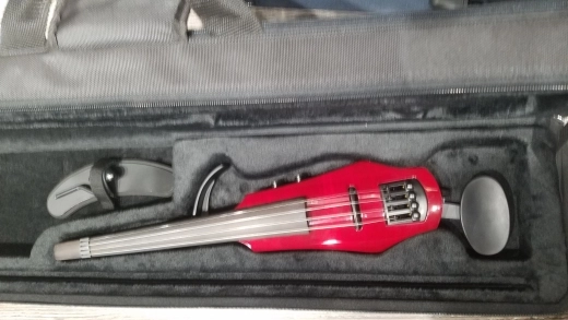 NS DESIGNS WAV 4 STRING VIOLIN TRANS RED 2