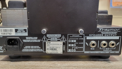 Store Special Product - TRAYNOR DARKHORSE 15W HEAD - DH15H