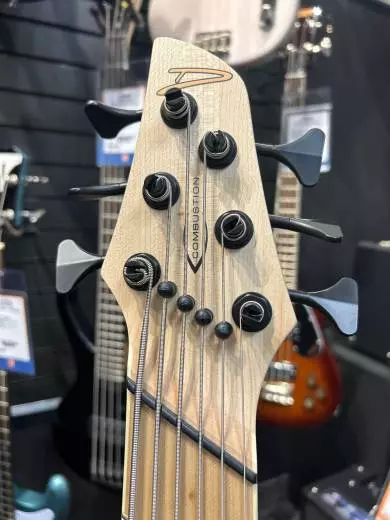 Dingwall Comb4 3PU Quilt Indigo Burst Maple 6-String Bass 2