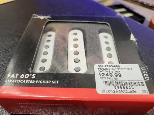 【新品】Fender Custom shop 60s pickup set 新品】Fender Custom shop 60s pickup set Custom Shop Fat '60s