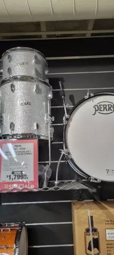 PEARL PSD 20,12,14 IN SILVER SPARKLE 2