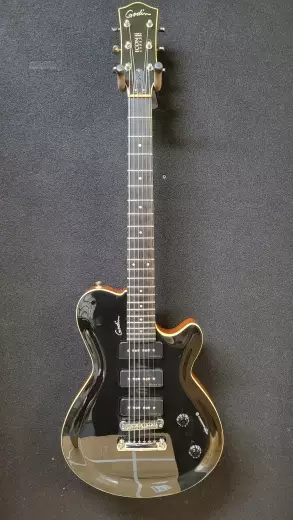 GODIN ICON 3 3/LOLLAR P-90 BLACK HG W/BAG