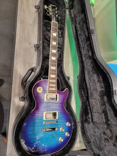 GIBSON LP CLASSIC PLUS AAA -BLUEBERRY 2