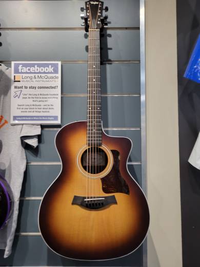 TAYLOR GA KOA SHADED EDGE BURST ES2 W/BA
