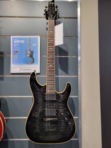 SCHECTER C-1 HELLRAISER TRNS GREEN