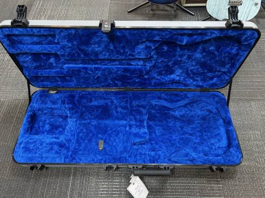 Fender - CASE, DLX MOLDED STRAT/TELE SILVER/BLUE