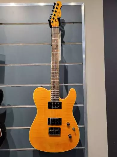 FENDER SE CUSTOM TELE FMT HH LRL AMBER