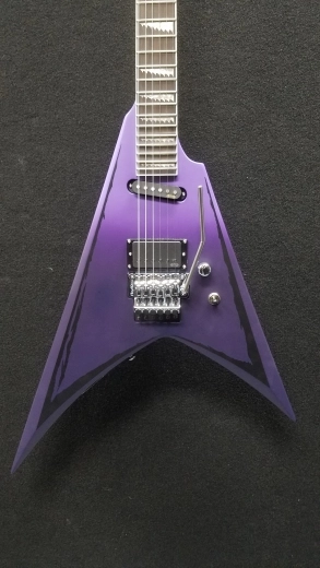 ESP Guitars LTD Alexi Ripped Sawtooth with Case - Purple Fade Satin with Pinstripes 3