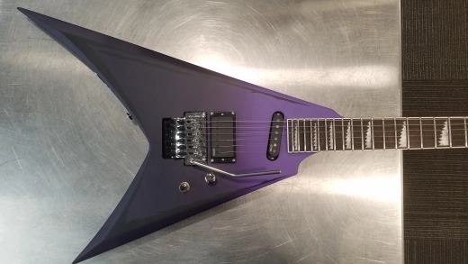 ESP Guitars LTD Alexi Ripped Sawtooth with Case - Purple Fade Satin with Pinstripes 4