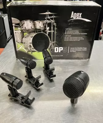 Apex DP5 4 pc drum mic kit