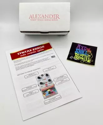 Alexander Syntax Error video game FX pedal 2