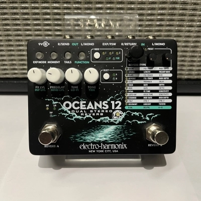 Electro-Harmonix OCEANS 12 stereo reverb