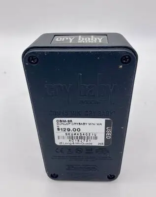 Dunlop mini Crybaby wah pedal 2