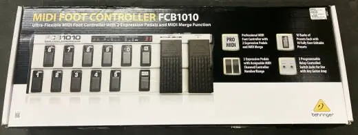Behringer FCB1010 Midi floorboard 2