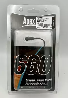 Apex - APEX660 omnidirectional lavalier mic