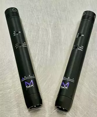 ART M-SIX STEREO Matched pair Pencil Condenser mics 2
