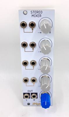 JP SYNTH 4 channel Stereo Mixer Eruorack module
