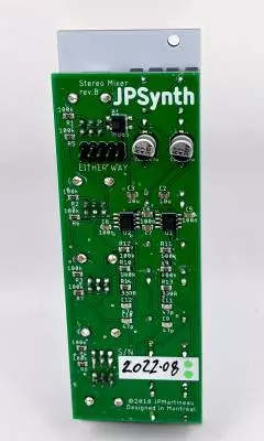 JP SYNTH 4 channel Stereo Mixer Eruorack module 2