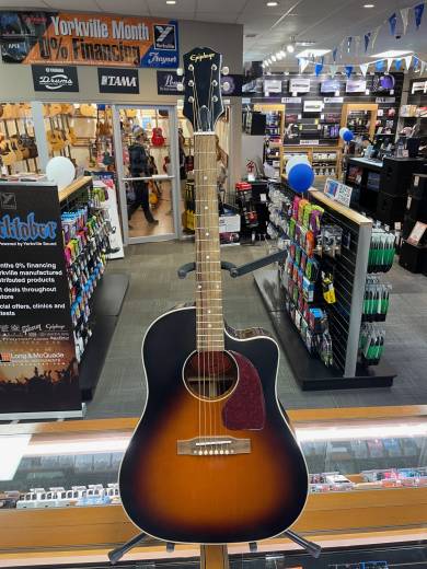 Store Special Product - Epiphone Inpired by J-45 EC Cutaway - Vintage Burst