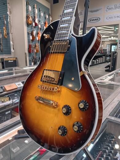 Store Special Product - Gibson - Les Paul Custom 70s Electric Guitar with Hardshell Case - Tobacco Burst