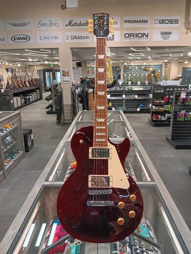 Store Special Product - Gibson - Les Paul Studio Electric Guitar with Softshell Case - Wine Red