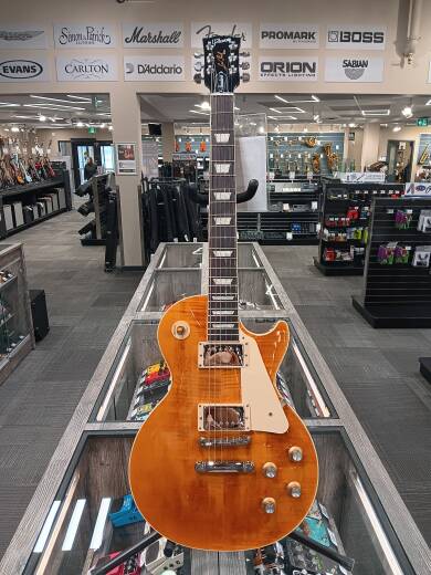 Store Special Product - Gibson - Les Paul Standard 60s Figured Top - Honey Amber