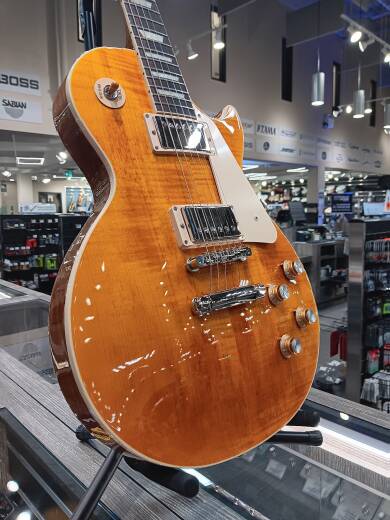 Store Special Product - Gibson - Les Paul Standard 60s Figured Top - Honey Amber