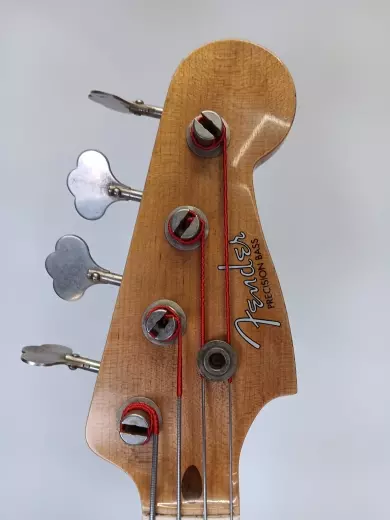 Fender Custom Shop - 1958 Precision Bass Relic, 1-Piece Quartersawn Maple Neck Fingerboard - Super Faded Aged Chocolate 3-Color Sunburst 6
