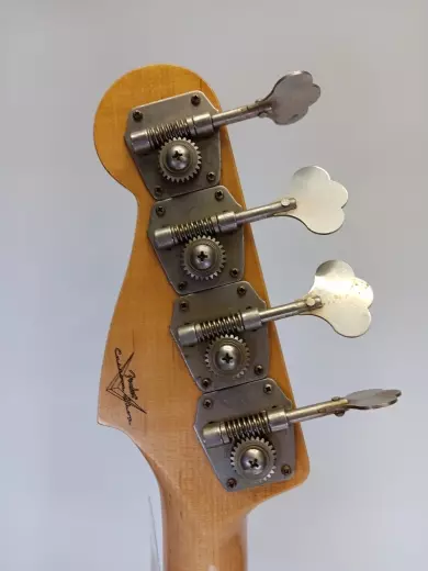 Fender Custom Shop - 1958 Precision Bass Relic, 1-Piece Quartersawn Maple Neck Fingerboard - Super Faded Aged Chocolate 3-Color Sunburst 7
