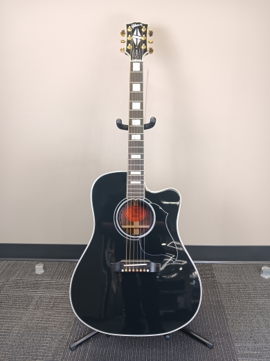 Store Special Product - Gibson Custom Shop - Songwriter EC Custom Acoustic/Electric Guitar with Hardshell Case - Ebony