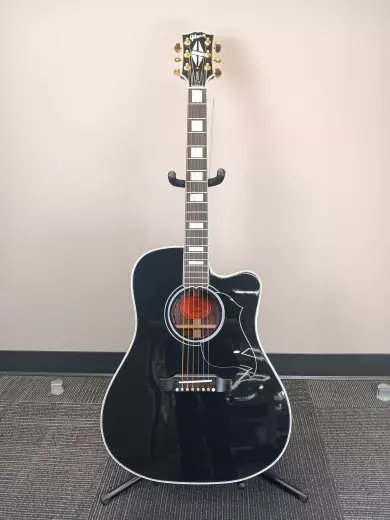 Gibson Custom Shop - Songwriter EC Custom Acoustic/Electric Guitar with Hardshell Case - Ebony