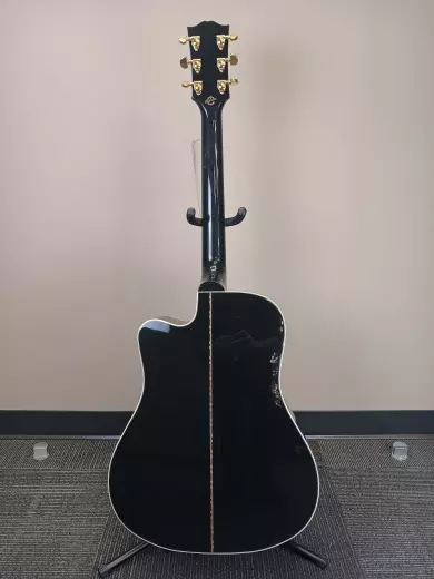 Gibson Custom Shop - Songwriter EC Custom Acoustic/Electric Guitar with Hardshell Case - Ebony 2