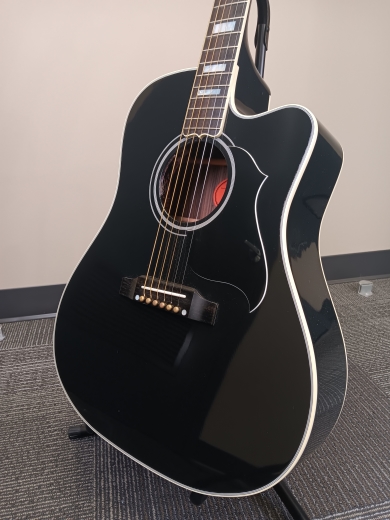 Store Special Product - Gibson Custom Shop - Songwriter EC Custom Acoustic/Electric Guitar with Hardshell Case - Ebony