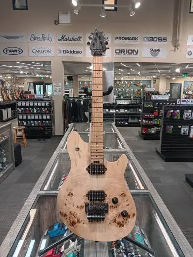 EVH - Wolfgang WG Standard Exotic Poplar Burl, Baked Maple Fingerboard - Natural