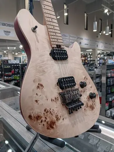EVH - Wolfgang WG Standard Exotic Poplar Burl, Baked Maple Fingerboard - Natural 2
