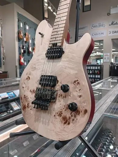 EVH - Wolfgang WG Standard Exotic Poplar Burl, Baked Maple Fingerboard - Natural 2