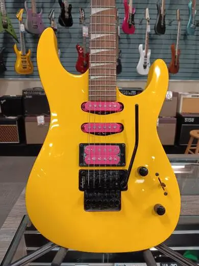 Jackson Guitars - X Series Dinky DK3XR HSS, Laurel Fingerboard - Caution Yellow 2