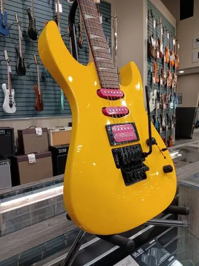 Jackson Guitars - X Series Dinky DK3XR HSS, Laurel Fingerboard - Caution Yellow 2