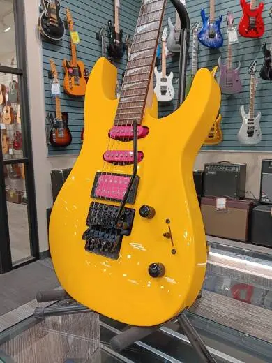 Jackson Guitars - X Series Dinky DK3XR HSS, Laurel Fingerboard - Caution Yellow 2
