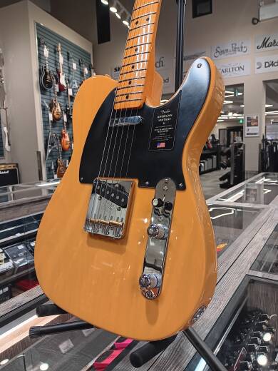 Store Special Product - Fender - American Vintage II 1951 Telecaster, Maple Fingerboard - Butterscotch Blonde