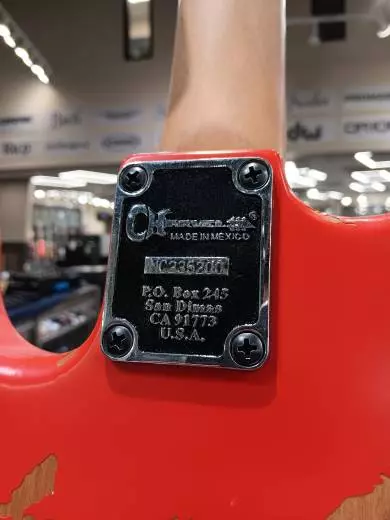 Charvel Guitars - Pro-Mod Relic San Dimas Style 1 HH FR PF, Pau Ferro Fingerboard - Weathered Orange 2