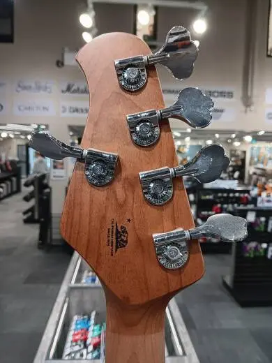 Ernie Ball Music Man - StingRay5 Special 5 HH 5-String Electric Bass with Case - Oxblood 2