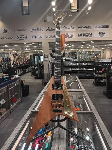 Jackson Guitars - JS Series Rhoads MAH JS32, Amaranth Fingerboard - Natural