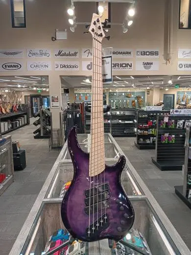 Dingwall Guitars - Combustion 5-String Bass with Quilted Maple Top - Ultraviolet